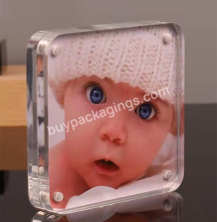 Acrylic Photo Frames With Round Corners Magnetic Acrylic Polished Corners Frame