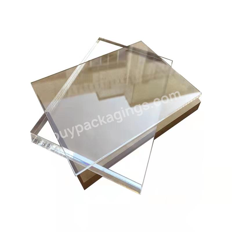 Acrylic Supplier Custom 1mm 3mm 12mm Thick Acrylic Ple Xiglass Sheet Transparent Clear Acrylic Sheet Plastic Sheets Acrilico