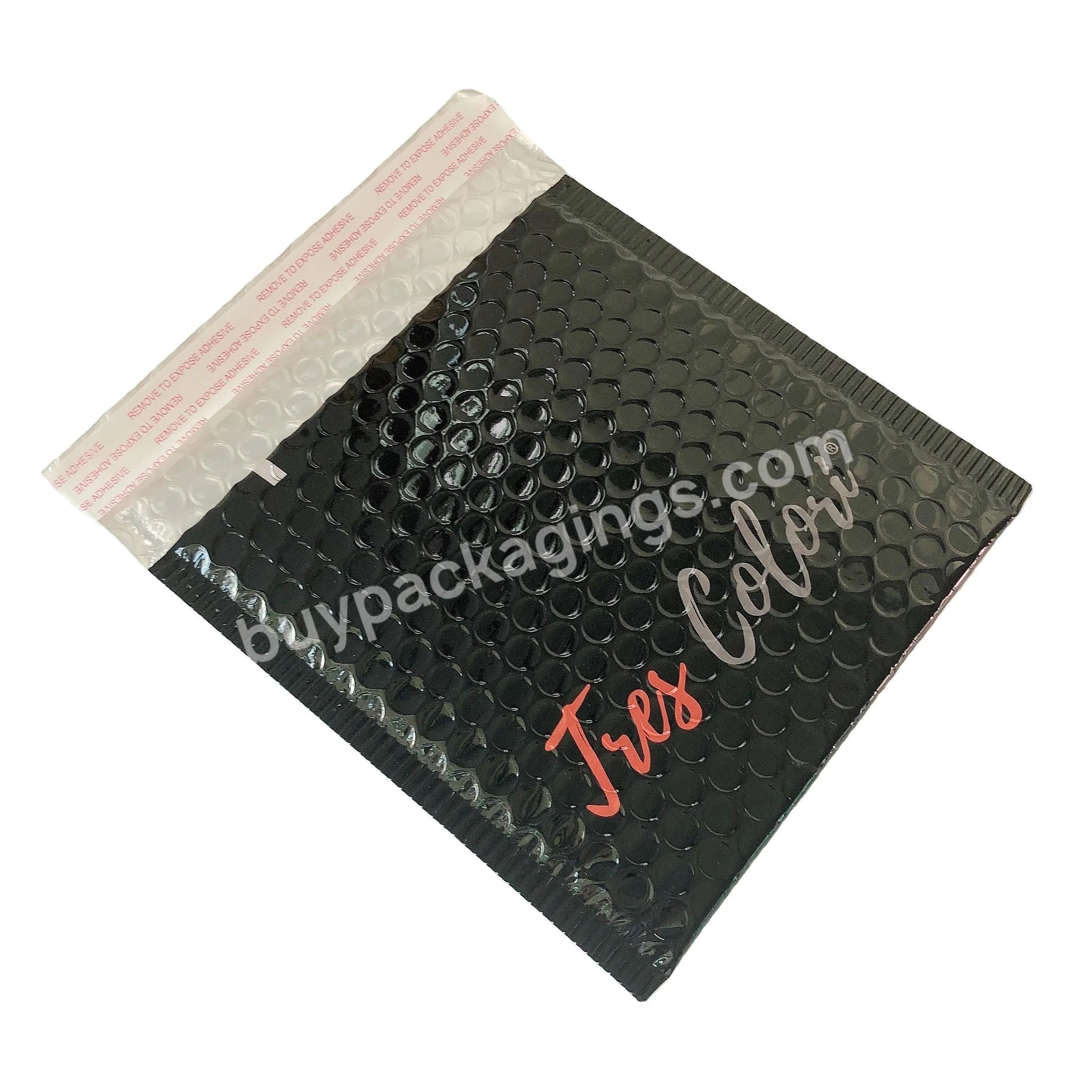 Air Bubble Film Bag Custom Adhesive Seal Closure Envelopes Colored Mailing Bags For Mailing Packing