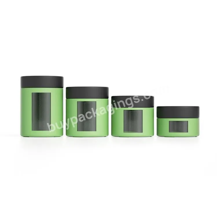 Airtight Custom 1/8 Flower Jars Container Wide Mouth 1g 3.5g 7g Flower Bud Child Proof Lid Visual Window Stash Glass Jar - Buy Airtight Custom 1/8 Flower Jars Container Wide Mouth 1g 3.5g 7g Flower Bud Child Proof Lid Visual Window Stash Glass Jar,Ai