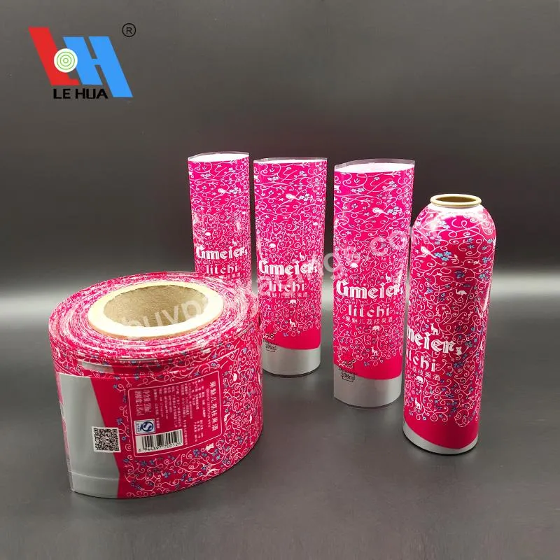 Aluminum Can Shrink Sleeve Label For Jar,Metal Cap Shrink Sleeving Bottle Pet Packaging