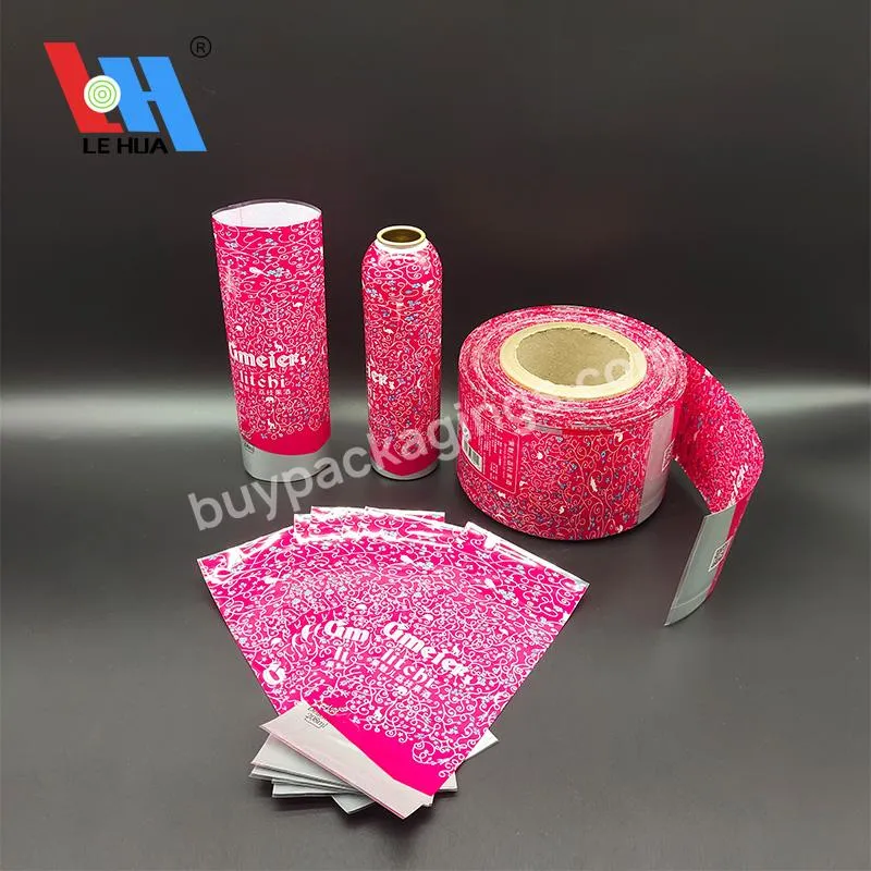 Aluminum Can Shrink Sleeve Label For Jar,Metal Cap Shrink Sleeving Bottle Pet Packaging