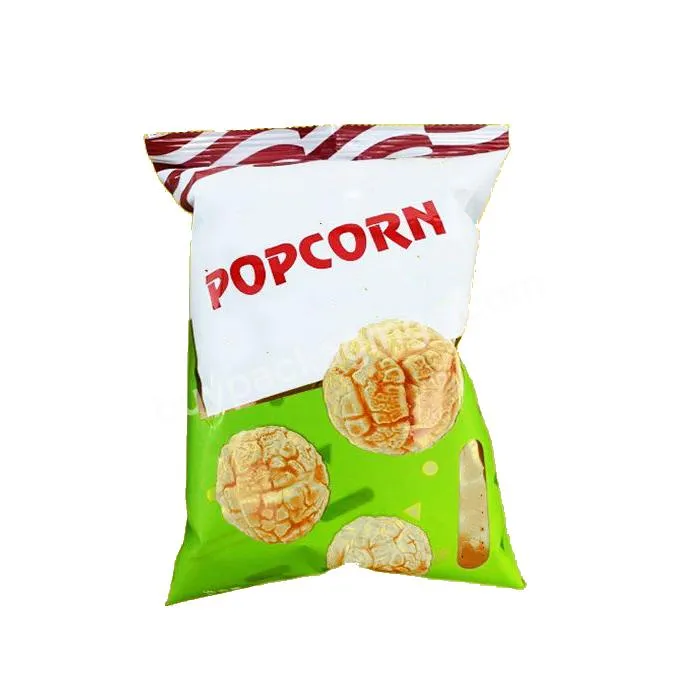 Aluminum Foil Plastic Heat Seal Food Snack Banana Tortilla Corn Chip Puffs Food Popcorn Potato Chips Packaging Bag