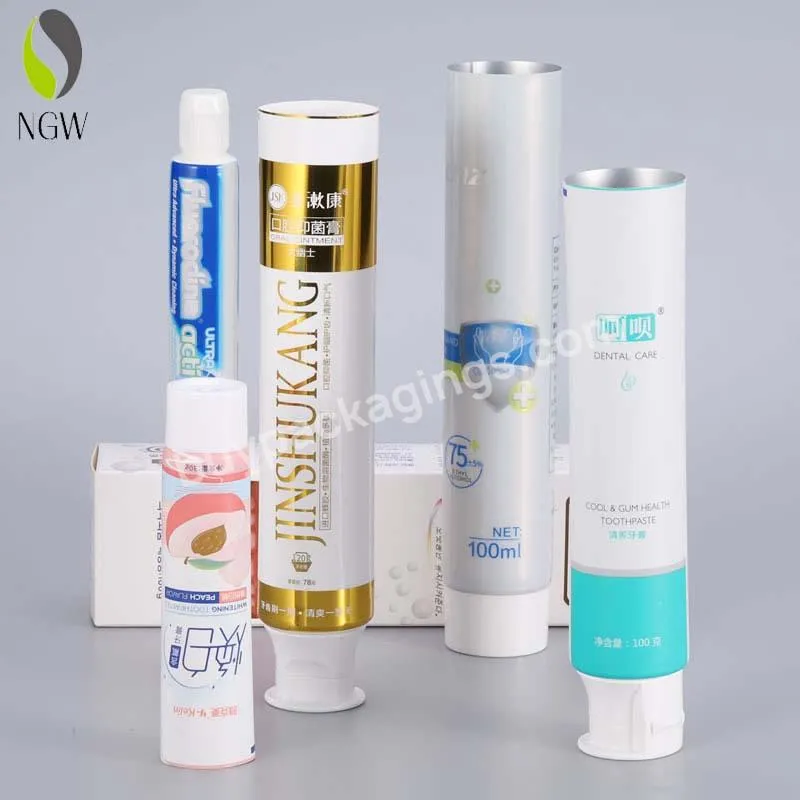 Aluminum Plastic Tube Abl Biodegradable Can Be Filled In Empty Packaging Abl Travel Hotel Toothpaste Tube 20ml40ml60ml80ml