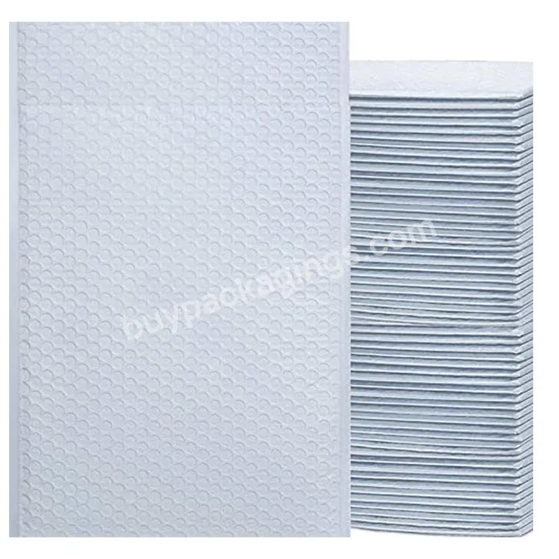 Amazon Hot Selling Biodegradable Poly Mailing Shipping Bag White Packing Envelopes Bubble Mailing Bag