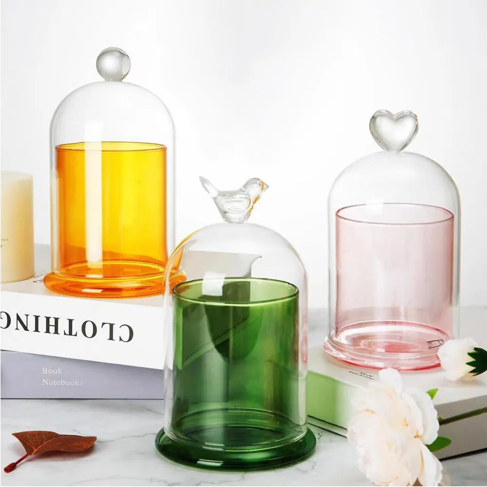 Aromatherapy Essential Oil Crysta Candle Cup Expansion Fragrance Stone Cheap Price Glass Cover