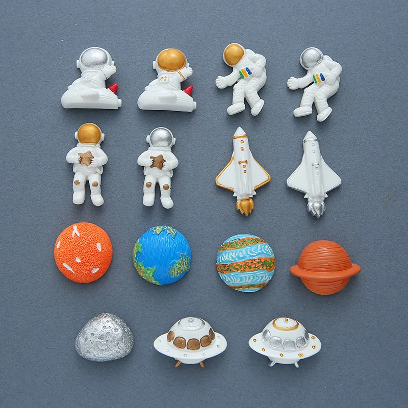 Astronaut Spacecraft Earth Resin 3d Refrigerator Magnet Space Fridge Magnets Wholesale