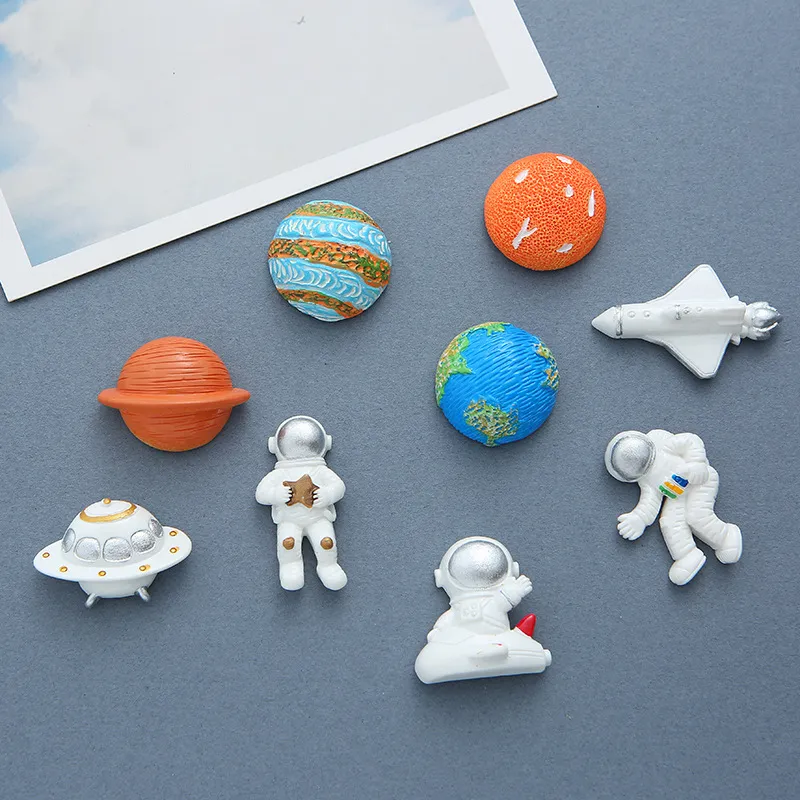 Astronaut Spacecraft Earth Resin 3d Refrigerator Magnet Space Fridge Magnets Wholesale