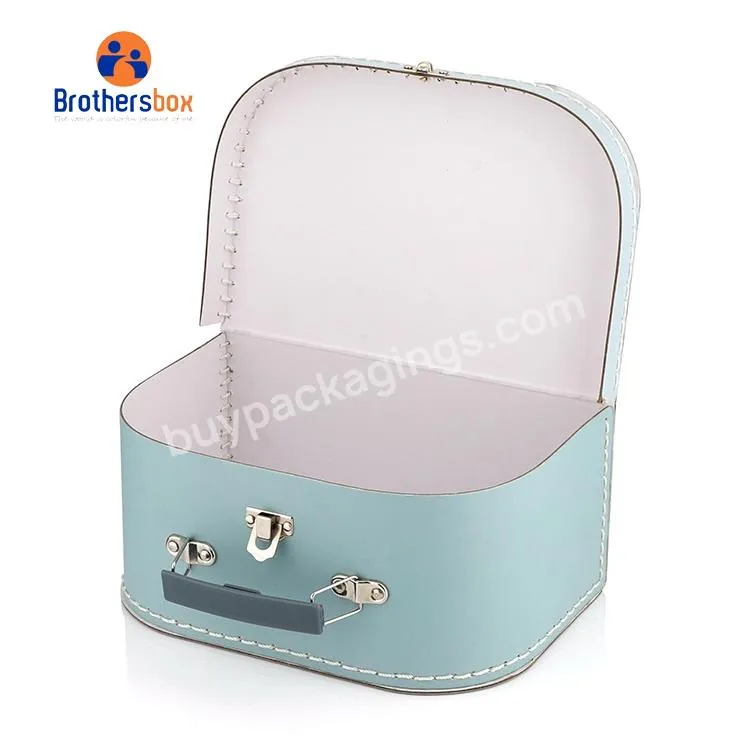 Baby Keepsake Memory Giveaway Suitcase Box