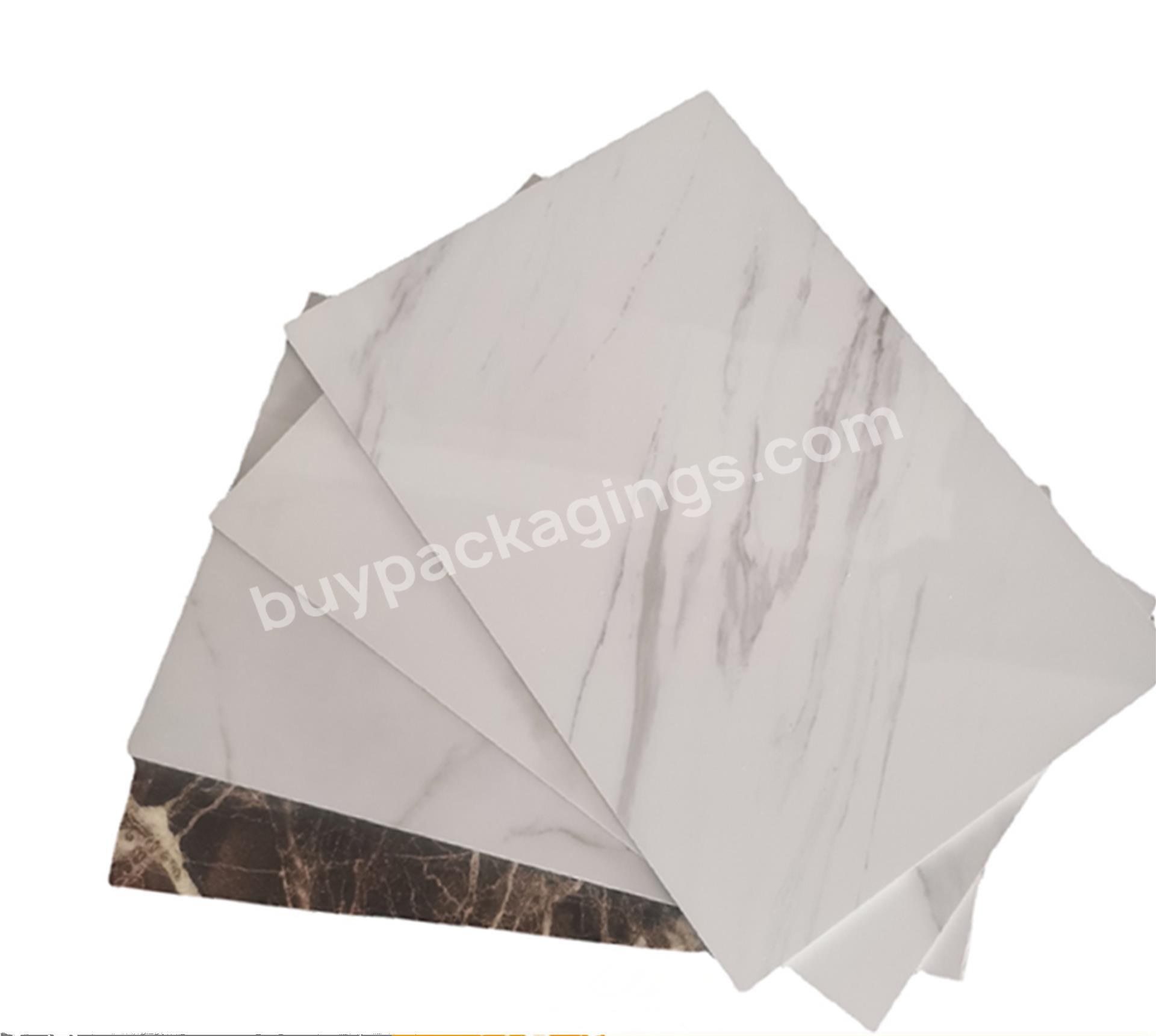 Best Decorate Wall Panel Uv Artificial Marble Stone Board Profile 1220*2440mm Uv Coating Marble Sheet