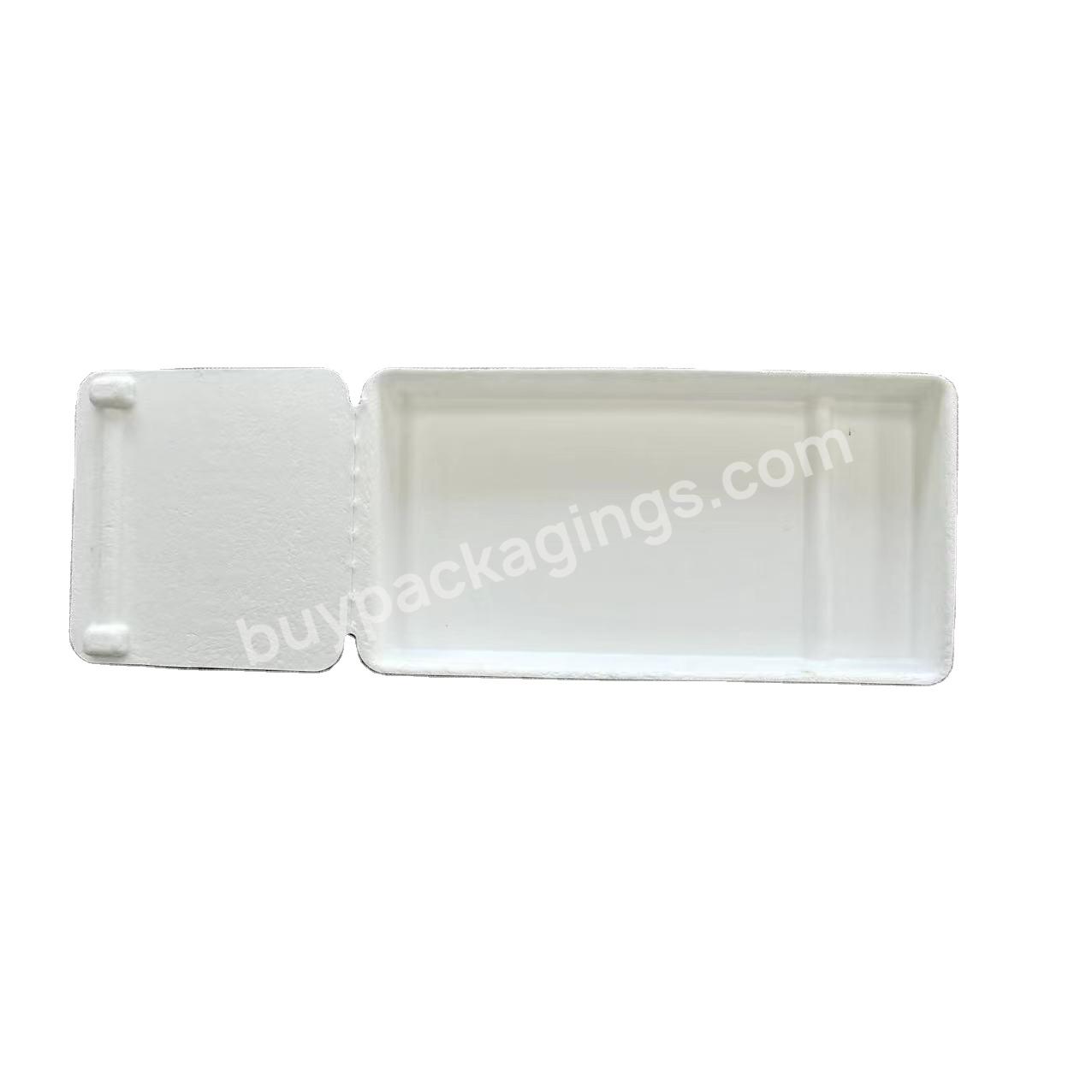 Best Price Biodegradable Molded Bagasse Packaging Consumer Electronics Product Moulded Plant Fiber Paper Pulp Tray