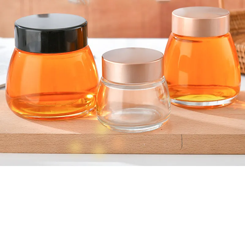 Big Belly 150ml 280ml 360ml Honey Bottle Jam Household Kitchen Multi Specification Glass Bottle Glass Jar