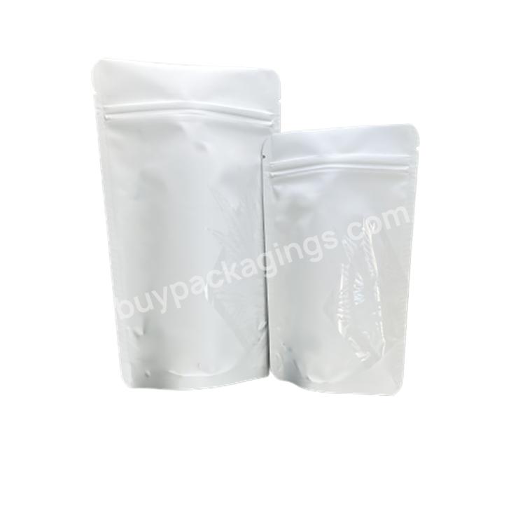 Biodegradable Clear Plastic Soya Bean Pouch Bag Zip Lock Mylar Bags With Custom Printing