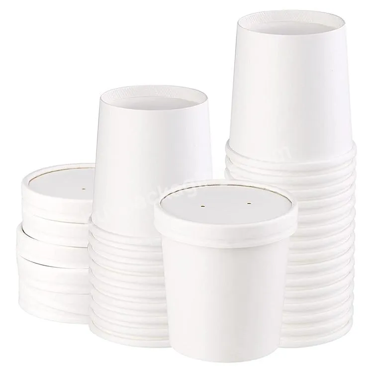 Biodegradable Food Packaging Cup Bowl Salad Bowl With Lid Pe Round Kraft Paper Coating - Buy Paper Bowl,Extra Large Salad Bowl,Disposable Soup Bowl.