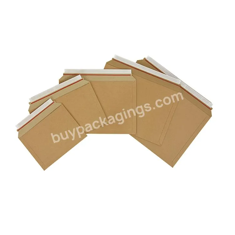 Biodegradable Kraft Paper Express Mailing Envelope Bubble Mailer Bag Packaging