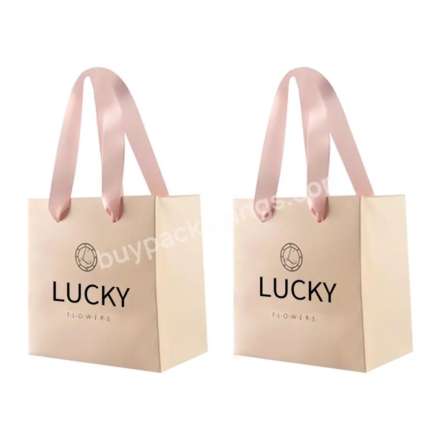Biodegradable Unique Red White Price Birthday Shopping Paper Goody Bag Luxury Custom For Jewelry