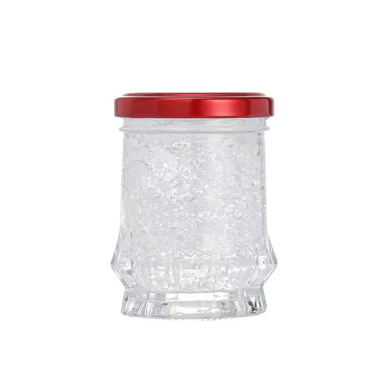 Bird Nest Jam Glass Jar With Sealed Metal Lid Instant Bird Nest Edible Bird Nest Drink Bottle