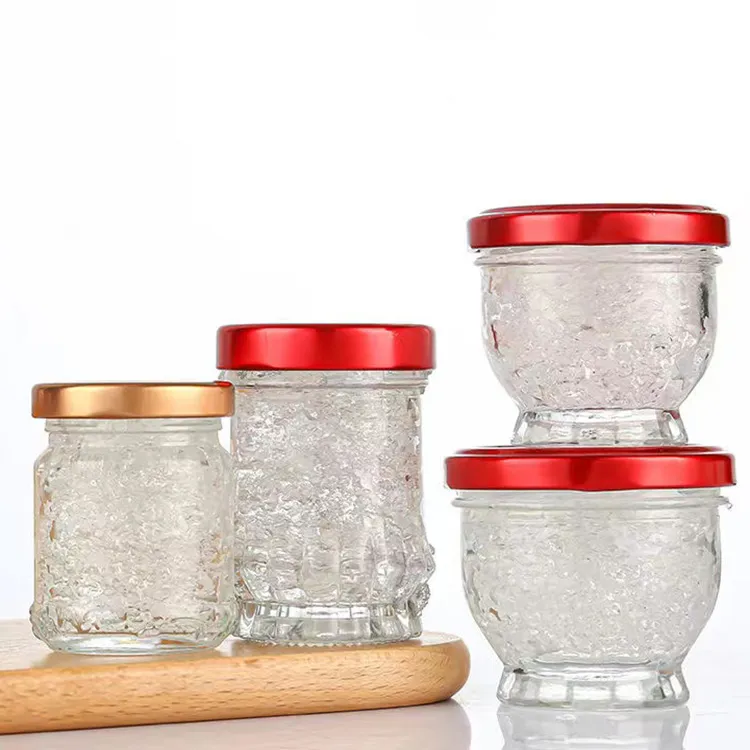 Bird's Nest Glass Storage Sealed Jar Honey Jar Household Fresh Stewed Instant Pudding Bottle