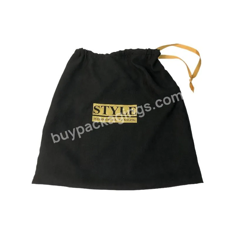 Black Sac A Bijoux Noir Custom Logo Faux Velvet Suede Jewelry Bag Packaging Jewelry Pouch