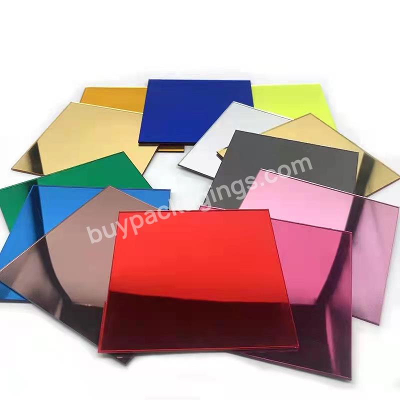 Blue 8mm Thick Factory Price Cut To Size Ps Mirror Sheet