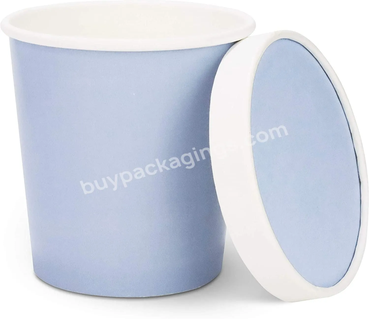 Blue Paper Bowls,Disposable Soup Bowls Bulk Free Party Supplies For Hot/cold Food,Food Containers