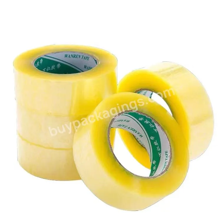 Bopp Self Adhesive Washi Tape For Cartoon Sealing In High Strength & Best Quality 60 Yard/ 100 Yard Tape Clear & Brown Noise