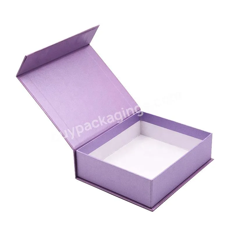 Box packaging for clothes Wholesale Hand Crafted paperboard Jewelry Gift Folding packaging gift box With magnetic closure