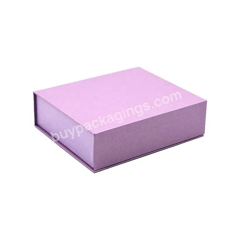 Box packaging for clothes Wholesale Hand Crafted paperboard Jewelry Gift Folding packaging gift box With magnetic closure