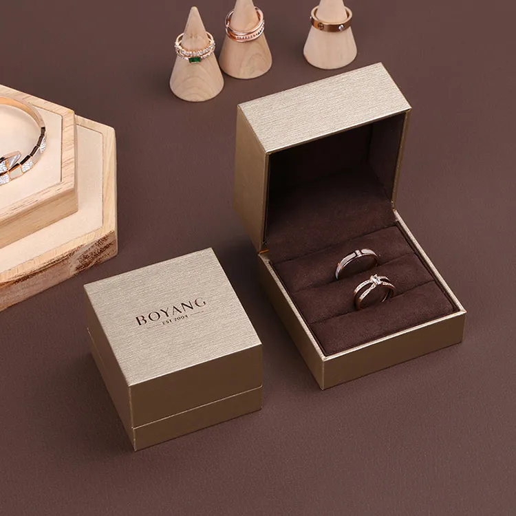 Boyang Creative Design Engagement Wedding Elegant Ring Gift Box Packaging