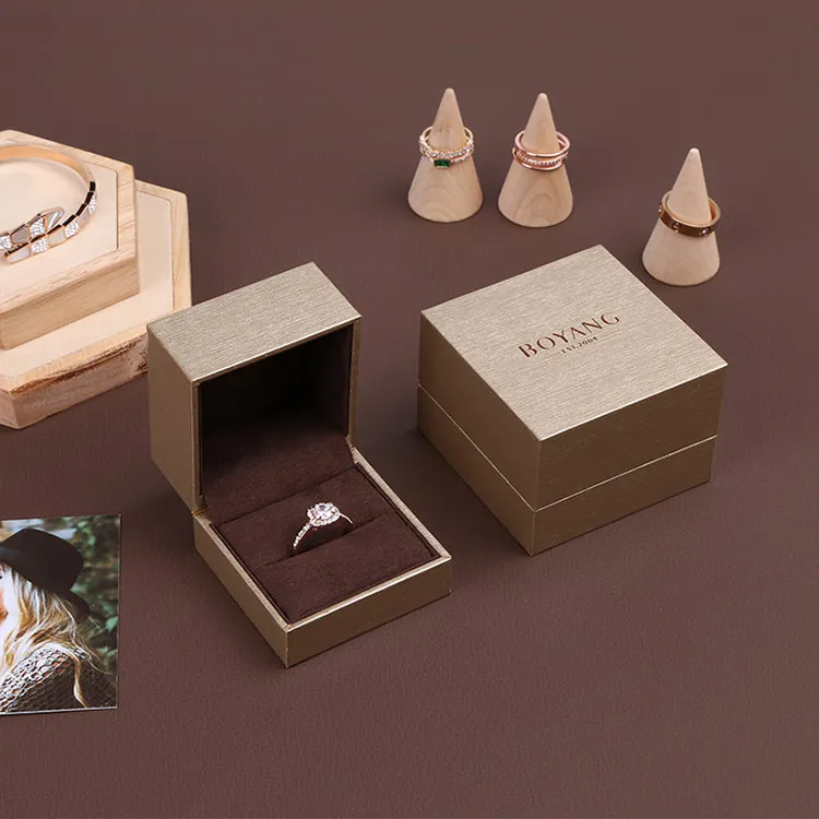 Boyang Wholesale New Design Ring Necklace Packaging Paper Gift Jewelry Packaging Box Set Custom