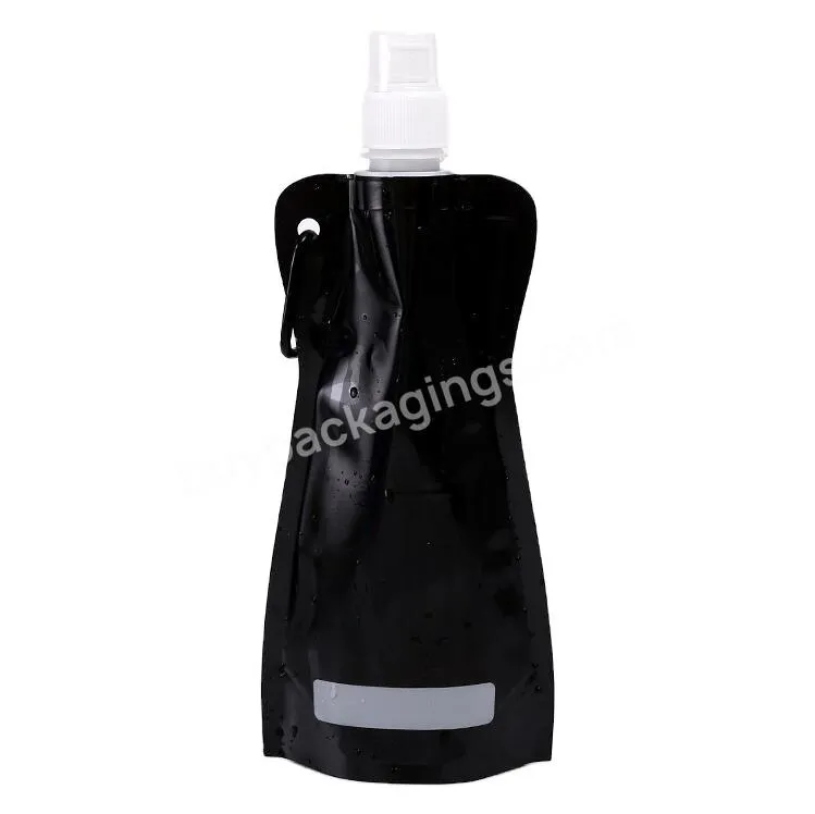 Bpa Free Portable Collapsible Plastic Packaging Collapsible Pouch Drink Bottles