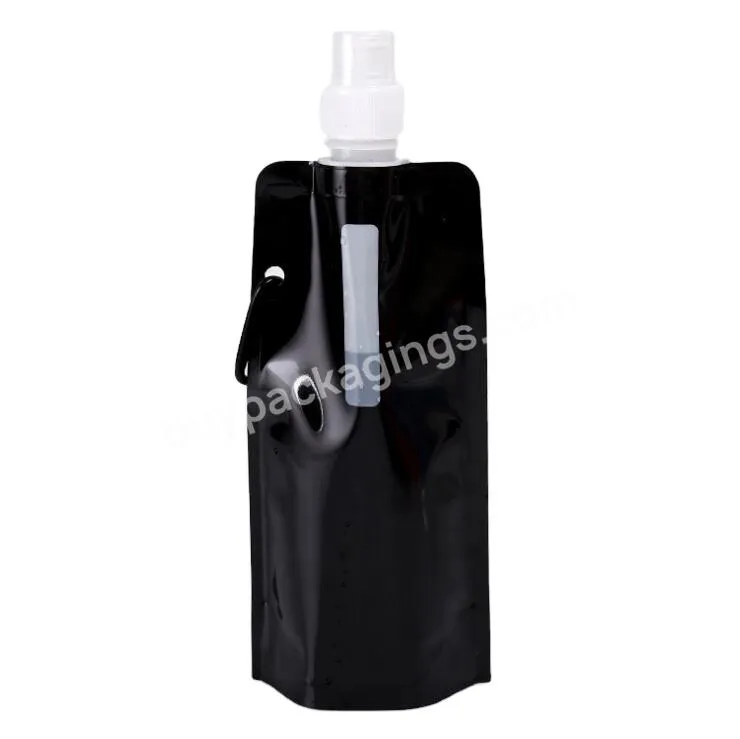 Bpa Free Portable Collapsible Plastic Packaging Collapsible Pouch Drink Bottles