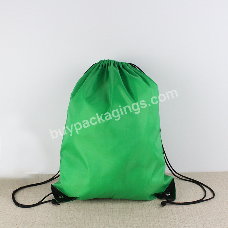 Bulk Sale Polyester Gift Bag Storage Cheap Drawstring Backpack