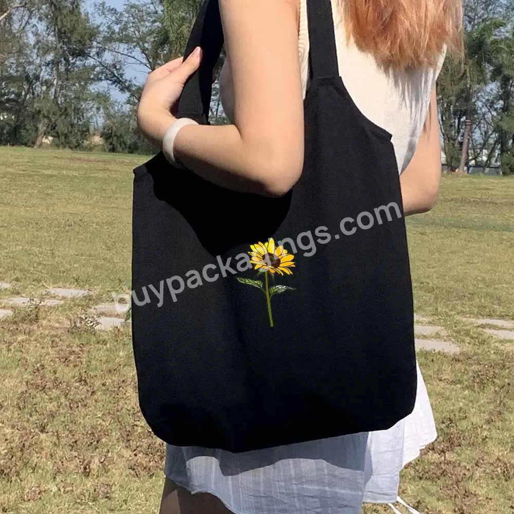 Canvas Bag Print Shopping Bag 2022 Women Shoulder Recyclable Environmental Fashion Handbag Totebag