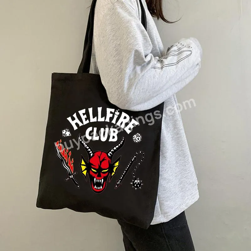 Canvas Shopping Bag Tote Harajuku Shopper Women Shoulder Bag Female Eco Large-capacity Bag