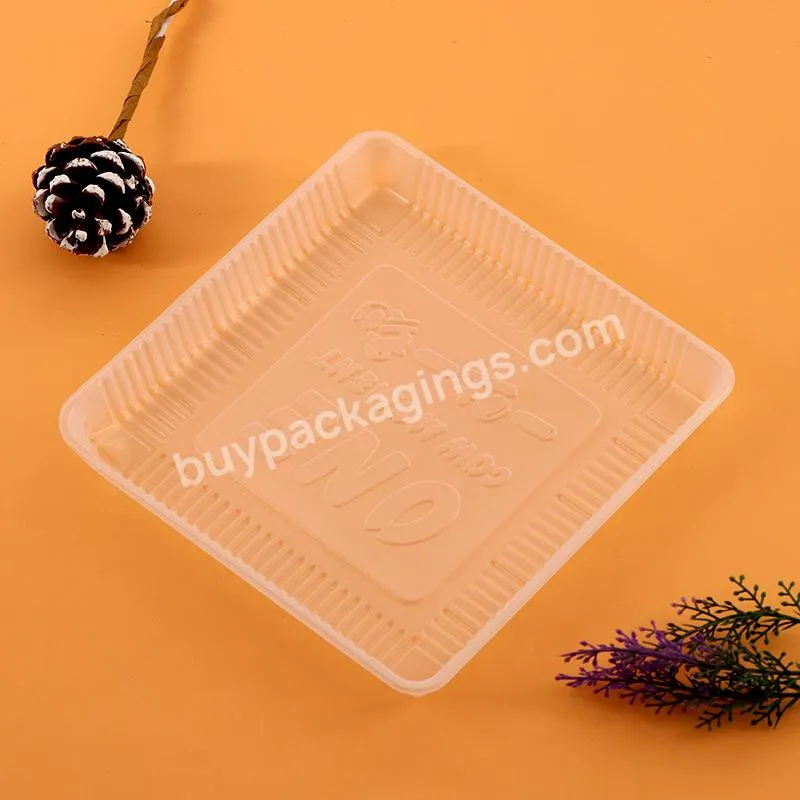 Cardboard Pp Pet Food Grade Storage Chocolate Take Out Packaging Plastic Food Tray