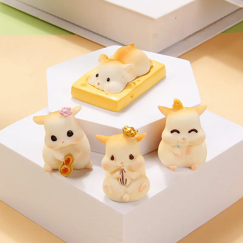 Cartoon Hamster Fridge Sticker 3d Animal Fridge Magnets Souvenir Fridge Magnet