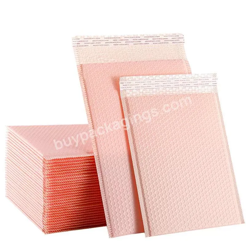 Cheap Personalized Logo Custom Print Compostable Pink Self Seal Mailing Shipping Packaging Poly Air Bubble Mailer Envelope