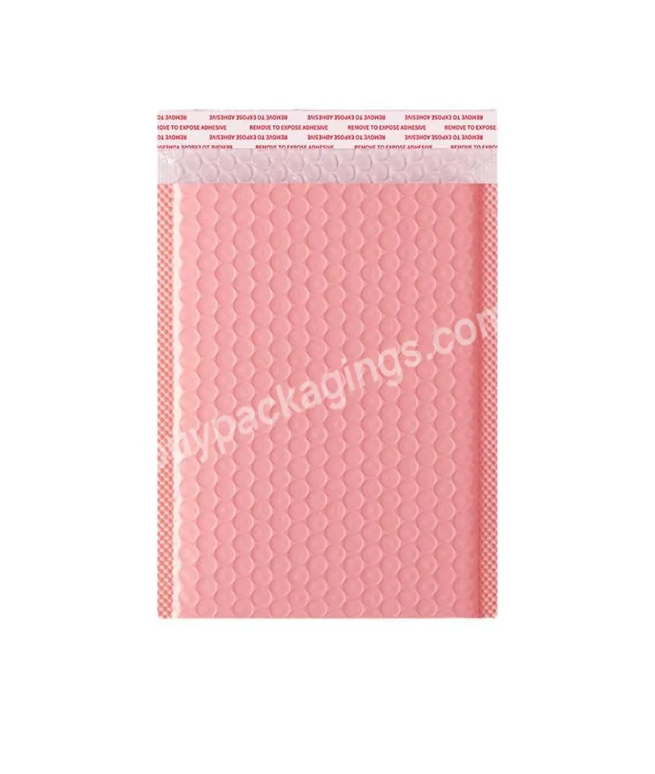 Cheap Personalized Logo Custom Print Compostable Pink Self Seal Mailing Shipping Packaging Poly Air Bubble Mailer Envelope