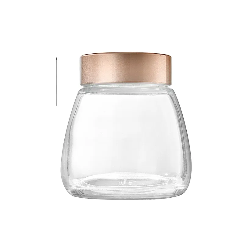 Cheap Price  Big Belly Honey Bottle Jam Household Kitchen Multi Specification Glass Bottle Glass Jar