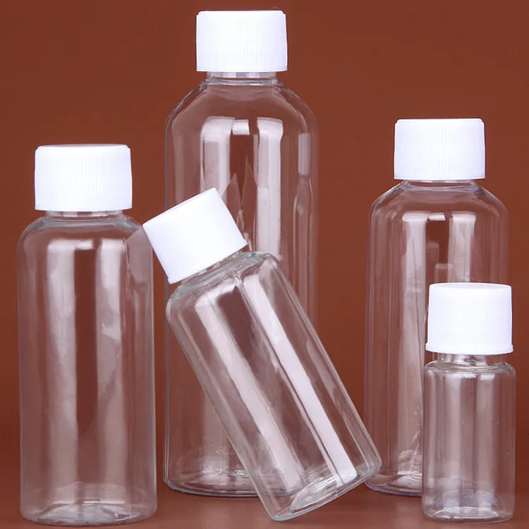 Cheap Price Factory Supplier Transparent Body Subpackage For Liquid Travel Portable Plastic Bottle