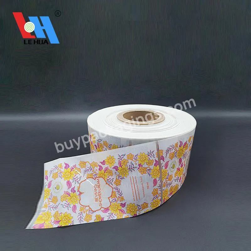 Cheap Price For Custom Printed Plastic Heat Pet Pvc Bath Cream And Makeup Bottles Shrink Sleeve Labels