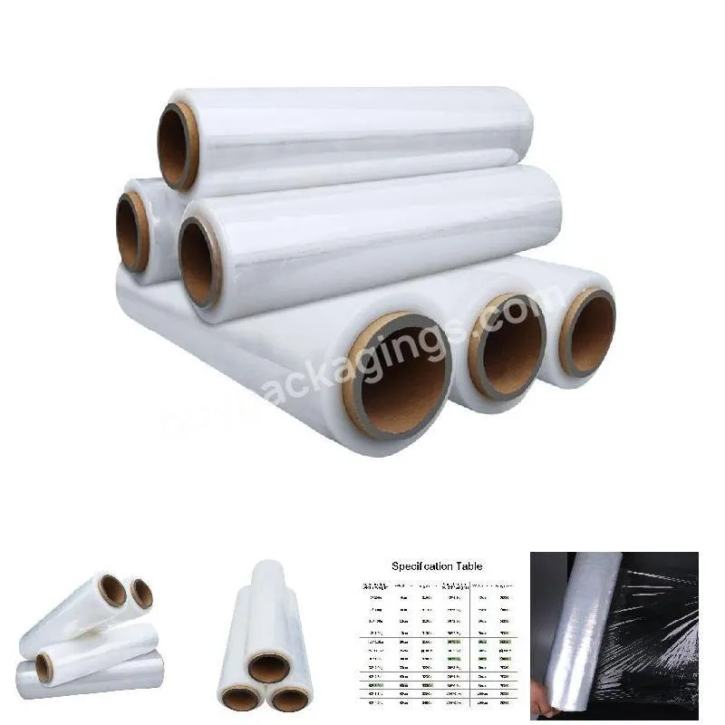 Cheap Price Wrap Up Damp Proof Package Green Color Polyethylene Plastic Pallet Foil Stretch Wrapping Film Black Stretch Film