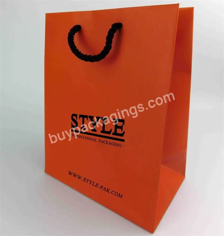 Cheap Wholesale Custom Brand Logo Printing Kraft Bag Packaging Gift Paper Bags With Your Own Logo