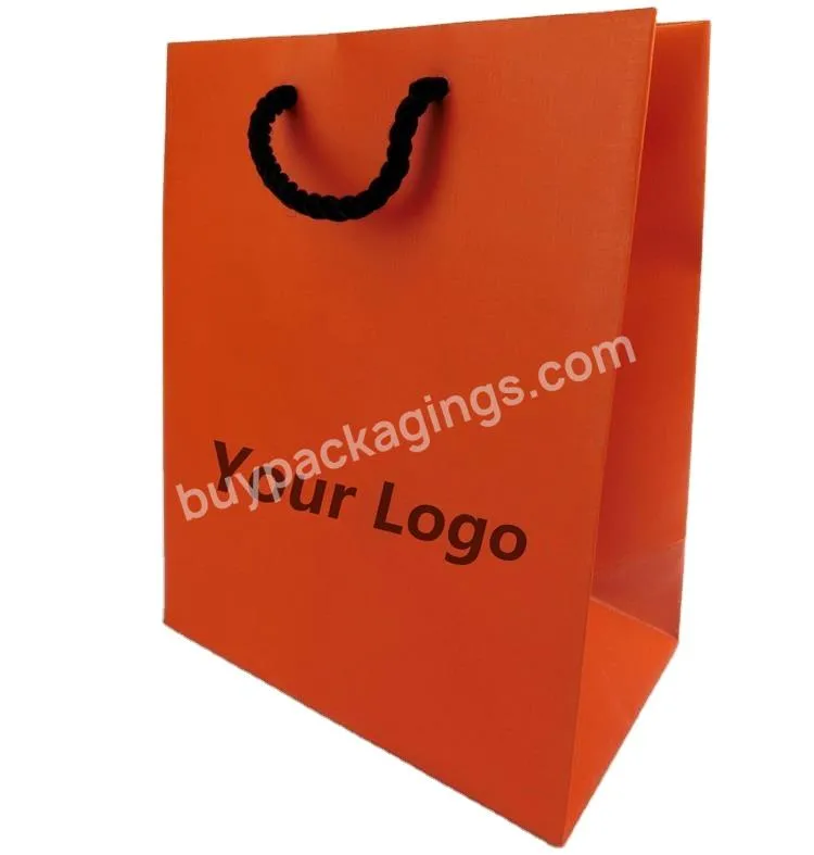 Cheap Wholesale Custom Brand Logo Printing Kraft Bag Packaging Gift Paper Bags With Your Own Logo