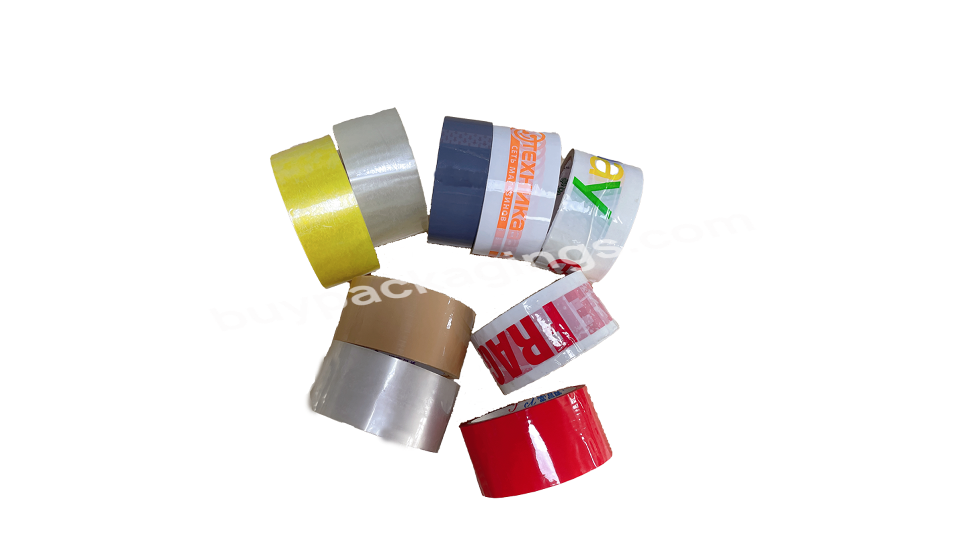 China Factory Wholesale Transparent Acrylic Self Adhesive Custom Clear Printed Bopp Packing Tape Roll Jumbo Roll Tape Adhesive