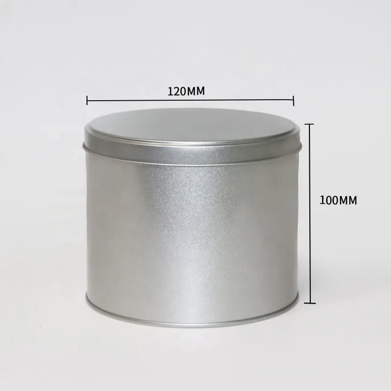 China Manufacturer Customized Hot Selling High Quality Cylinder Tin Can Box for Packaging