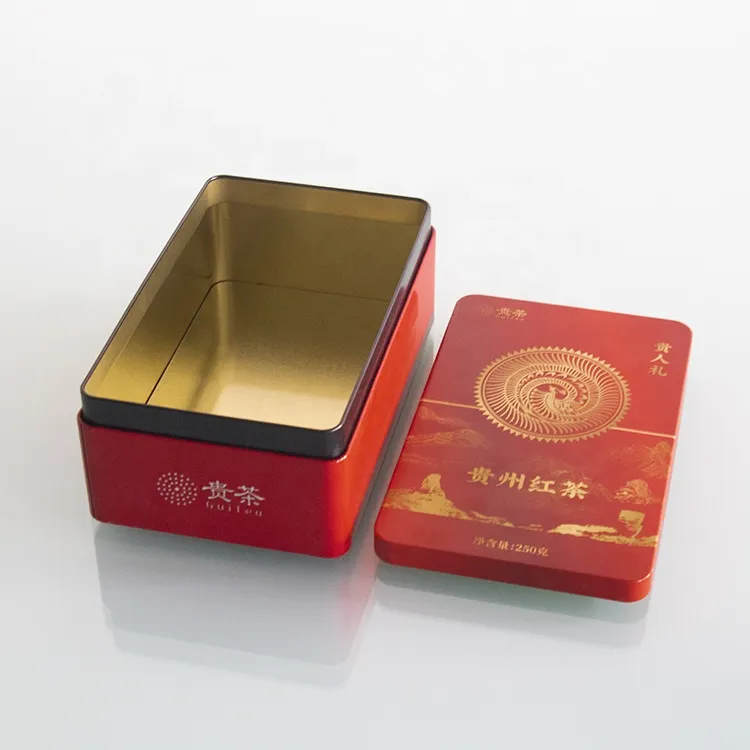 China Manufacturer Customized Hot Selling High Quality Professional Tin Tea Box