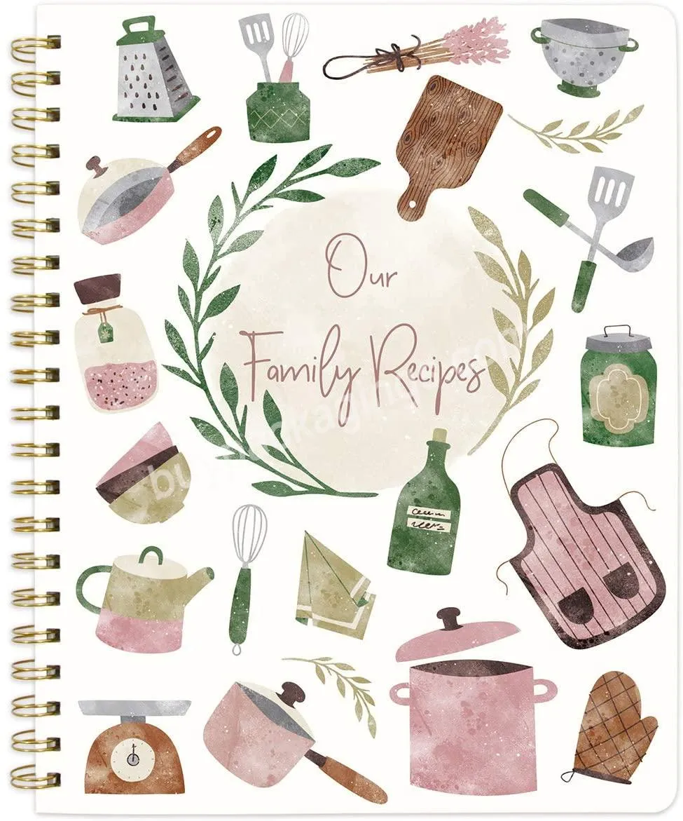 China Manufacturer Recipe Book Recipe Notebook Cookbook Recipe