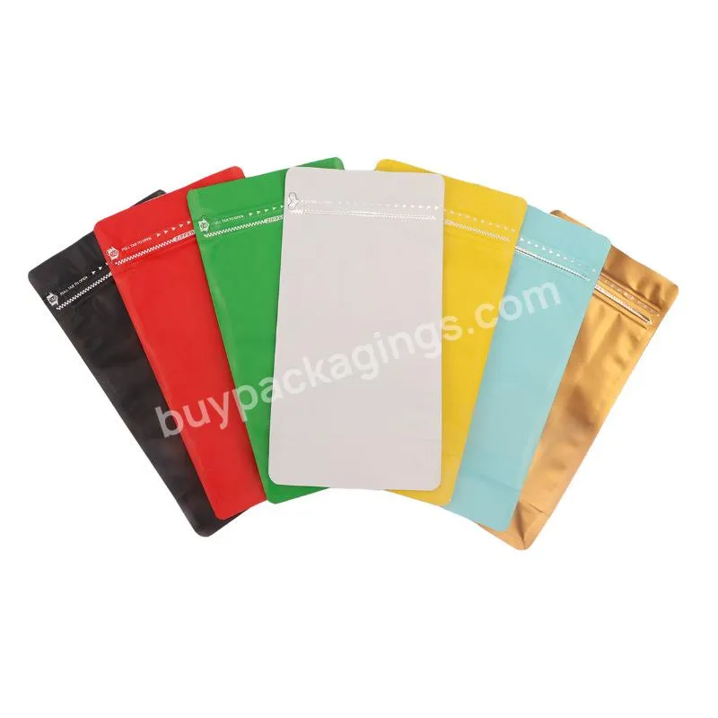 China Oem Customized Logo Coffee Food Flexible Packaging Foil Moisture Proof Stand Up Coffee Bag With Valve And Zipper